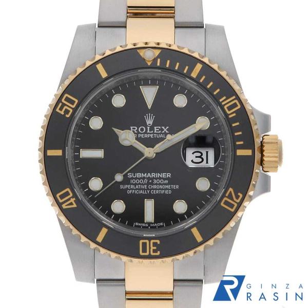 ロレックス サブマリーナ デイト 116613LN ブラック ランダム番 中古 メンズ 腕時計 00...