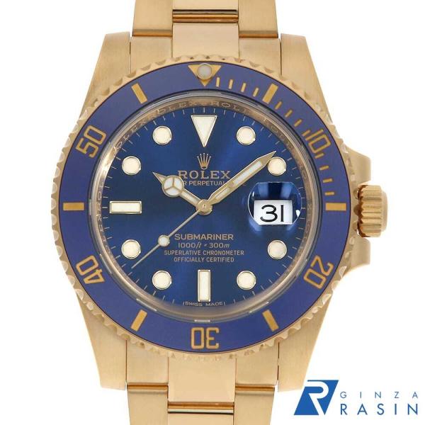 ロレックス サブマリーナ デイト 116618LB ブルー ランダム番 中古 メンズ 腕時計 006...