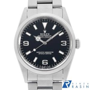 ロレックス エクスプローラー 14270 U番 ROLEX ロレックス エクスプローラーI 14270 ブラック オール