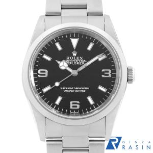 ロレックス エクスプローラーI 14270 ブラック A番 中古 メンズ 腕時計　｜GINZA RASIN ヤフー店