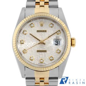 ROLEX（ロレックス） デイトジャスト メンズ時計 10Pダイヤ OH済