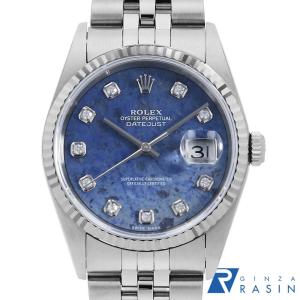 デイトジャスト ロレックス 16234G ソーダライト 保証書2004年 F番