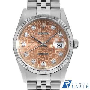 ROLEX（ロレックス） デイトジャスト 10Pダイヤ 16233G シルバー