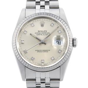 ROLEX（ロレックス） デイトジャスト 10Pダイヤ 116234G ブラック 5列