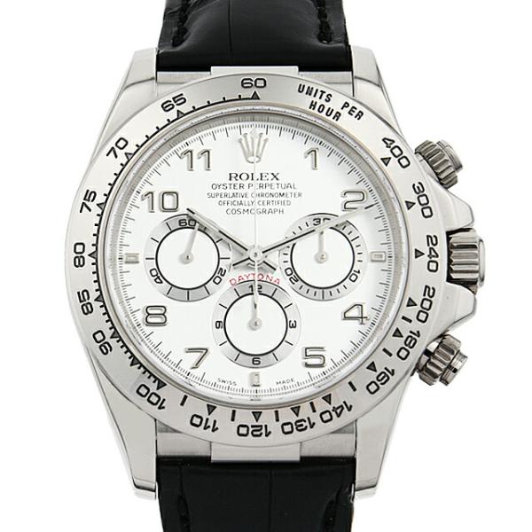 ロレックス コスモグラフ デイトナ 16519 ホワイト アラビア P番 中古 メンズ 腕時計