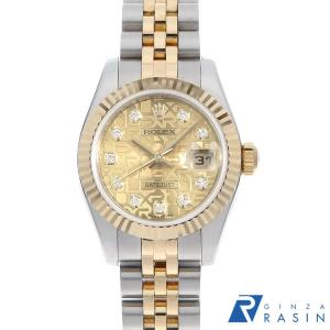 ROLEX（ロレックス） デイトジャスト 10Pダイヤ 179171G ピンク 5列