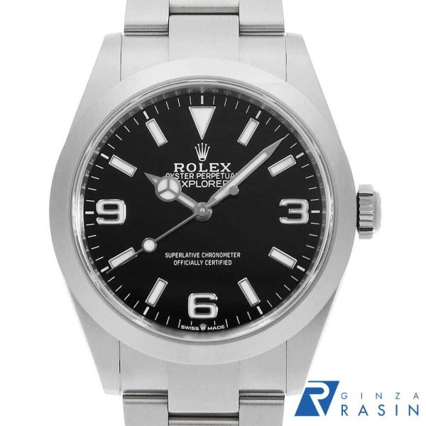 ロレックス エクスプローラー40 224270 ブラック ランダム番 中古 メンズ 1CT5ROAU...