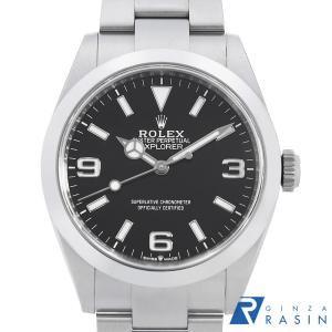 ロレックス エクスプローラー40 224270 ブラック ランダム番 中古 メンズ 腕時計　