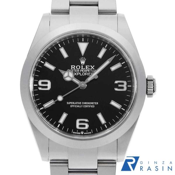 ロレックス エクスプローラー40 224270 ブラック ランダム番 中古 メンズ 腕時計 0DLB...