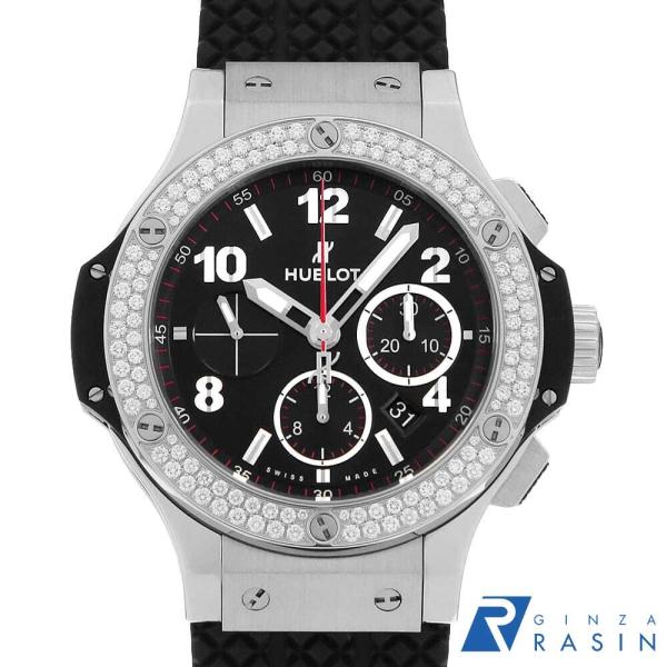 ウブロ ビッグバン スチール ダイヤモンド 301.SX.130.RX.114 中古 メンズ 腕時計...