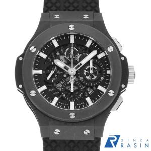 HUBLOT ウブロ 310.CV.1110.RX.1110 アエロバン オールブラック クロノグラフ ブラックダイヤモンドベゼル 腕時計 セラミック ラバー メンズ [中古] HUBLOT（ウブロ） 310.CV.1110.RX.1110 アエロバン オールブラック
