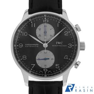 ポルトギーゼ IWC クロノグラフ IW371609 ブラック 新品メンズ 腕時計