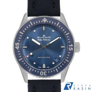 ブランパン フィフティファゾムス バチスカーフ 5100-1140-O52A 中古 メンズ 腕時計 1R04BPAU0001