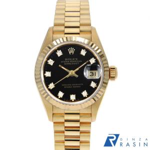 ロレックス デイトジャスト レディース時計 トリドール ダイヤベゼル 10Pダイヤ Datejust Mens 69139BIC(L) 箱 保証書 K18YG/SS レディース時計 シャンパンカラー 仕上げ済 1990年 美品 【中古】 デイトジャスト レディース時計 トリドール ダイヤベゼル 10Pダイヤ