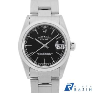 ROLEX（ロレックス） 純正 レザーベルト A7162 ブラック メンズ 時計