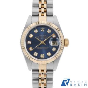ROLEX（ロレックス） デイトジャスト 10Pダイヤ 179173G ブラック 彫り