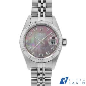 ロレックス デイトジャスト 79174 ピンク ローマ P番 レディース 中古 腕時計 中古)ROLEX ロレックス デイトジャスト 79174 ピンクローマ ジュビリー