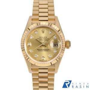 ロレックス デイトジャスト 10Pダイヤ 279173G ラズベリー タペストリー  ランダム番 レディース 中古 腕時計 ROLEX（ロレックス） デイトジャスト 10Pダイヤ 279173G ラズベリー