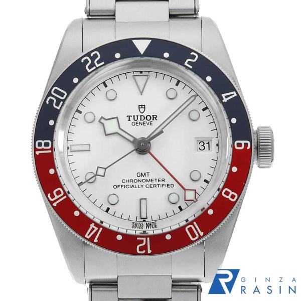 チューダー ヘリテージ ブラックベイ GMT 79830RB 中古 メンズ 腕時計 10NZTUAU...
