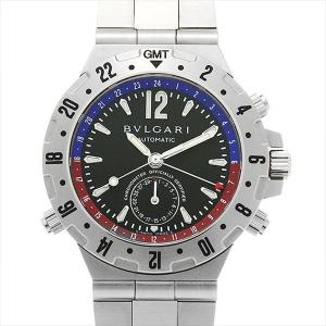 ブルガリ ディアゴノ プロフェッショナル GMT GMT40SSD 中古 メンズ 腕時計