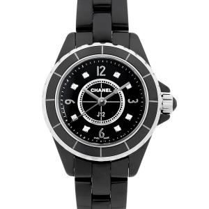シャネル J12 黒セラミック H2569 中古 レディース 腕時計｜ginzarasin