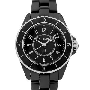 シャネル J12 黒セラミック　 H5695 中古 レディース 腕時計｜ginzarasin