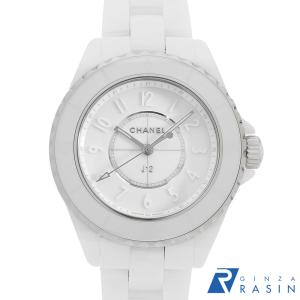 シャネル CHANEL H1628 J12 白セラミック 12Pダイヤ クォーツ レディース _912270 CHANEL（シャネル） CHANEL H1628 J12 白セラミック 12Pダイヤ