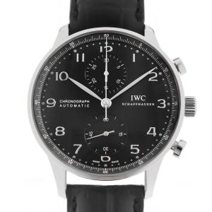 IWC ポルトギーゼ クロノグラフ　 IW371447 中古 メンズ 腕時計｜ginzarasin