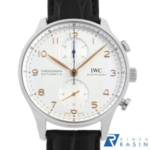 IWC ポルトギーゼ　クロノグラフ IW371604 中古 メンズ 腕時計｜ginzarasin