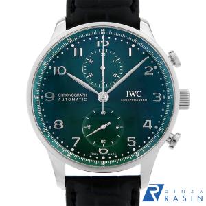 IWC ポルトギーゼ クロノグラフ IW371615 中古 メンズ 腕時計｜ginzarasin