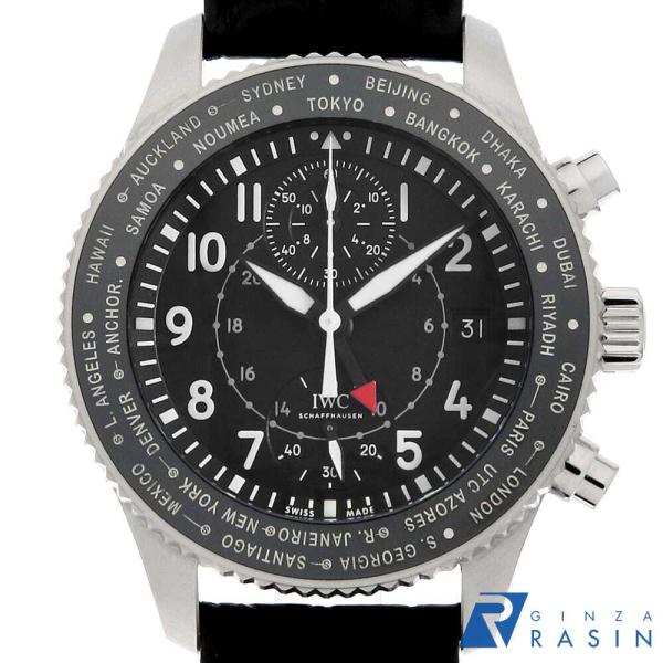 IWC パイロットウォッチ タイムゾーナークロノグラフ IW395001 中古 メンズ 腕時計 15...