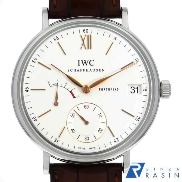 IWC ポートフィノ ハンドワインド 8デイズ IW510103 中古 メンズ 腕時計 001JIW...
