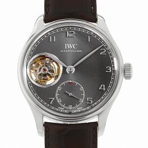 IWC ポルトギーゼ トゥールビヨン ハンドワインド IW546301 中古 メンズ 腕時計｜ginzarasin