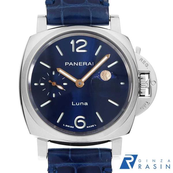 パネライ ルミノール ドゥエ ルナ PAM01179 Y番 中古 メンズ 腕時計 015POPAU0...