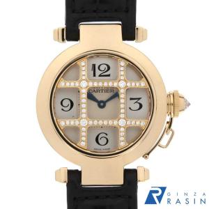 カルティエ パシャ グリッドダイヤ WJ11951G 中古 レディース 腕時計 0X1YCAAU0034