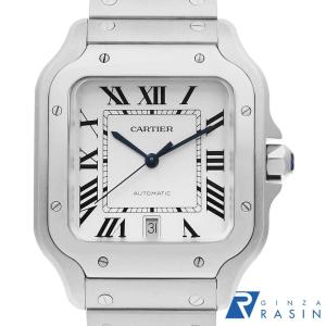 カルティエ サントス ドゥ カルティエLM WSSA0018 中古 メンズ 腕時計 16F4CAAU0057
