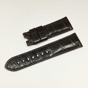 HAMILTON ブラウンレザーベルト 20mm ゴールドバックル Hamiltonハミルトン純正レザーベルト用 バックル 尾錠 18mm 金色