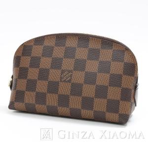 【中古】 LOUIS VUITTON ルイヴィトン ダミエ ポシェットコスメティック N47516 ポーチ｜ginzaxiaoma