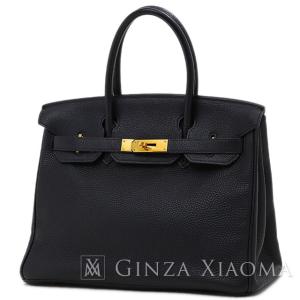 【中古】 HERMES エルメス バーキン30 トゴ ブラック ゴールド金具 I刻印 ハンドバッグ 黒｜ginzaxiaoma