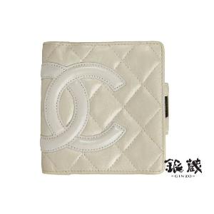 シャネル CHANEL コットンクラブ がま口財布 中古　｜ginzo1116