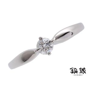 ブルガリ BVLGARI リング WG ダイヤ0.20ct E-VVS1-VG 4.2g #10.5 中古　｜ginzo1116