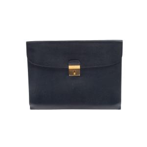 エルメス HERMES クラッチバッグ クシュベル 紺 〇U刻印 中古 　｜ginzo1116