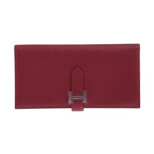 エルメス HERMES ベアンスフレ エプソン ルビー R刻印 新品　 xmas｜ginzo1116