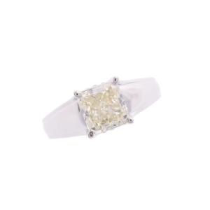 Queen クイーンクイーン リング #11 レディース ダイヤ2.039ct VYL-VS2 0.03ct PT950 6.9g 指輪 Aランク 中古 銀蔵｜ginzo1116