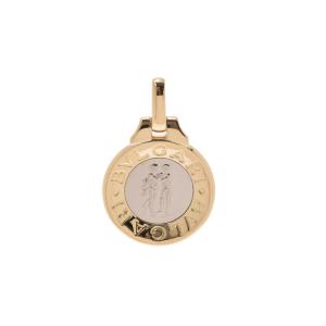 BVLGARI ブルガリ ホロスコープ 双子座 ユニセックス K18YG/WG ペンダントトップ Aランク 中古 銀蔵｜ginzo1116