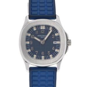 PATEK PHILIPPE パテックフィリップ アクアノート 日本限定 4960A-001 レディース SS/ラバー 腕時計 クオーツ ブルー文字盤 Aランク 中古 銀蔵｜ginzo1116