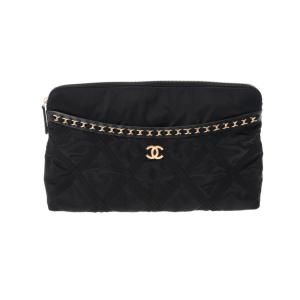 CHANEL シャネル 2WAYバッグ チェーン 黒 ゴールド金具 AP2676 レディース ナイロン トートバッグ 未使用 銀蔵｜ginzo1116