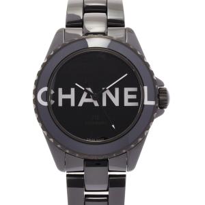 CHANEL シャネル J12 ウォンテッド ドゥ シャネル H7418 メンズ 黒セラミック 腕時計 自動巻き ブラック文字盤 Aランク 中古 銀蔵｜ginzo1116