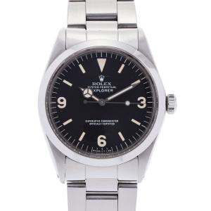 ROLEX ロレックス エクスプローラー1  1016 メンズ SS 腕時計 自動巻き ブラック文字盤 Aランク 中古 銀蔵｜ginzo1116