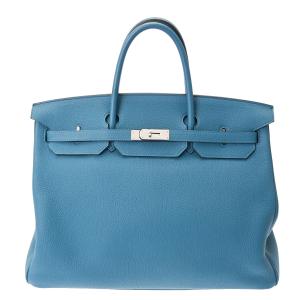 HERMES エルメス バーキン 40 コバルト パラジウム金具 X刻印(2016年頃) ユニセックス トゴ ハンドバッグ Aランク 中古 銀蔵｜ginzo1116